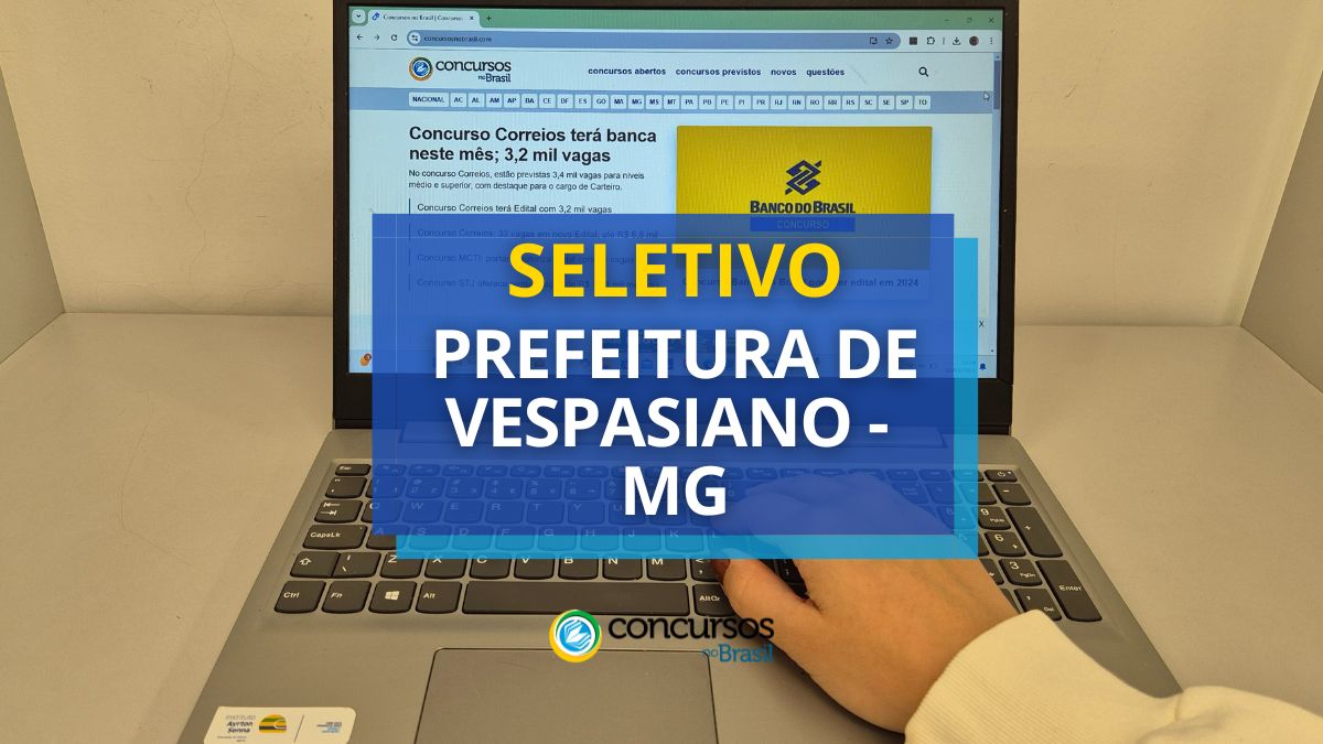Processo seletivo Prefeitura de Vespasiano, Prefeitura de Vespasiano, edital Prefeitura de Vespasiano, vagas Prefeitura de Vespasiano.