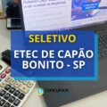 Etec de Capão Bonito – SP abre novo processo seletivo