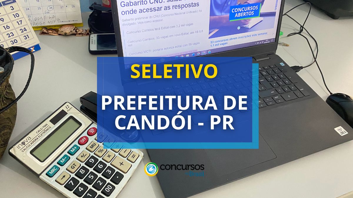 Processo seletivo Prefeitura de Candói - PR