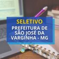 Prefeitura de São José da Varginha – MG está com seletivo aberto