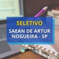 SAEAN de Artur Nogueira – SP está com edital de seletivo aberto