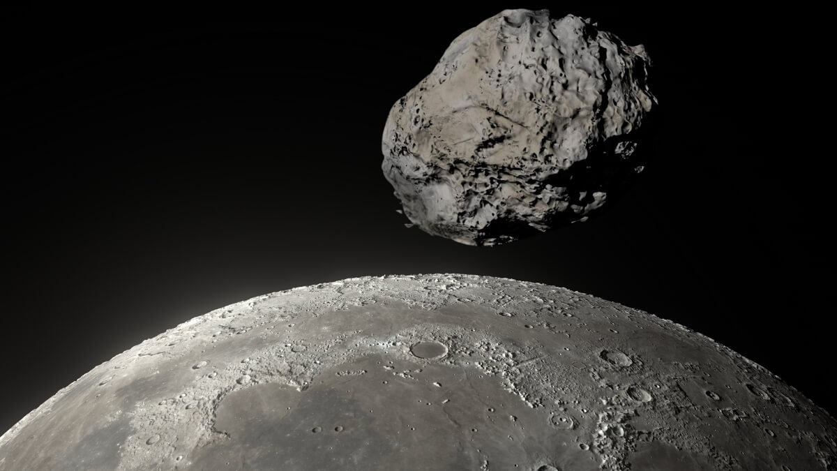 O que acontece se um meteoro bater na Lua, o que aconteceria se um asteroide atingisse a Lua, o que aconteceria se um asteroide colidisse com a Lua, tem risco da Lua cair na Terra.