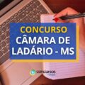 Concurso Câmara de Ladário – MS: iniciais de até R$ 4,4 mil
