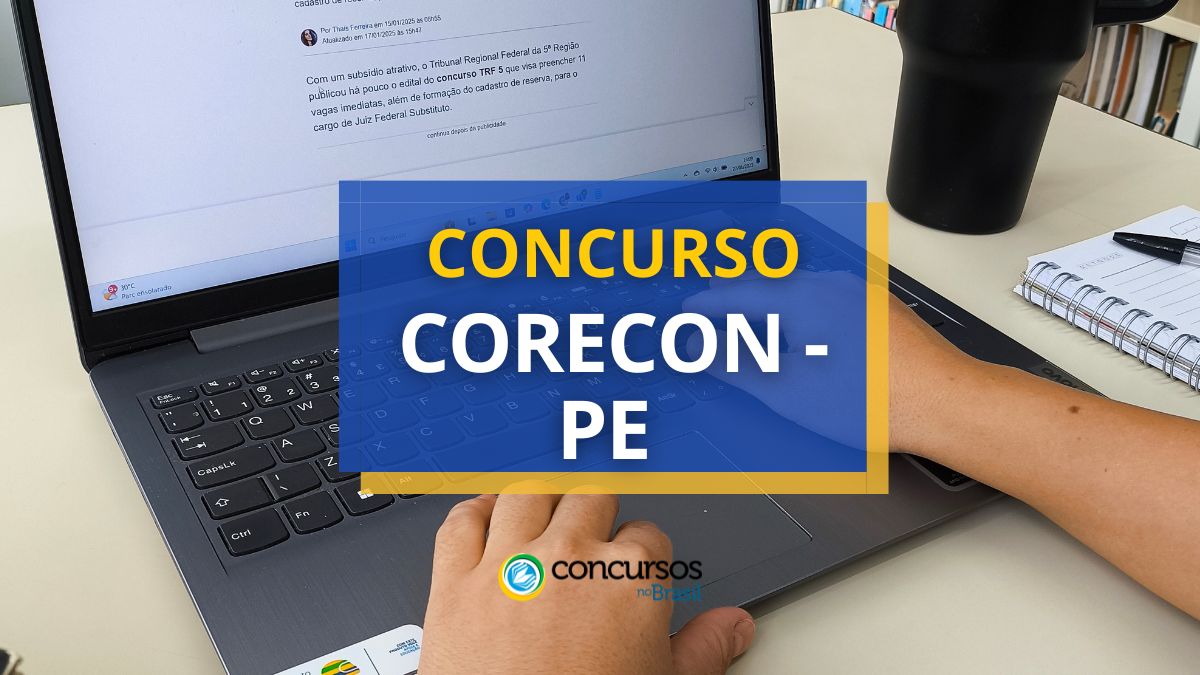 Concurso CORECON PE, concurso Conselho Regional de Economia da 3ª Região, vagas CORECON PE, edital CORECON PE.