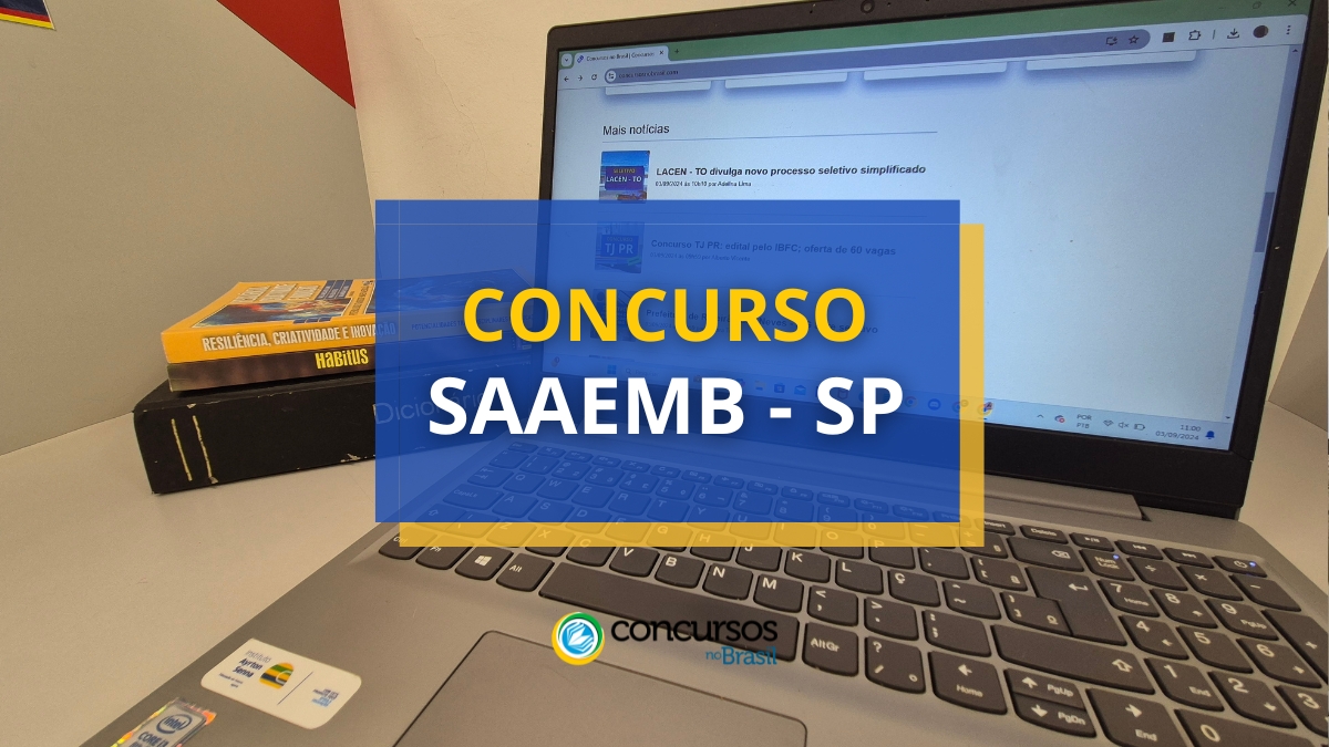 concurso SAAEMB, vagas do concurso SAAEMB, edital do concurso SAAEMB