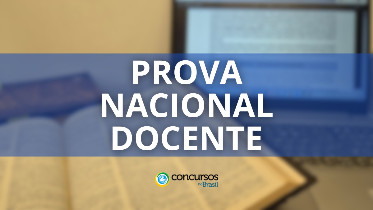 PND, prova nacional docente, cnu dos professores