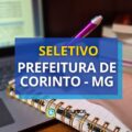 Prefeitura de Corinto – MG anuncia seletivo simplificado