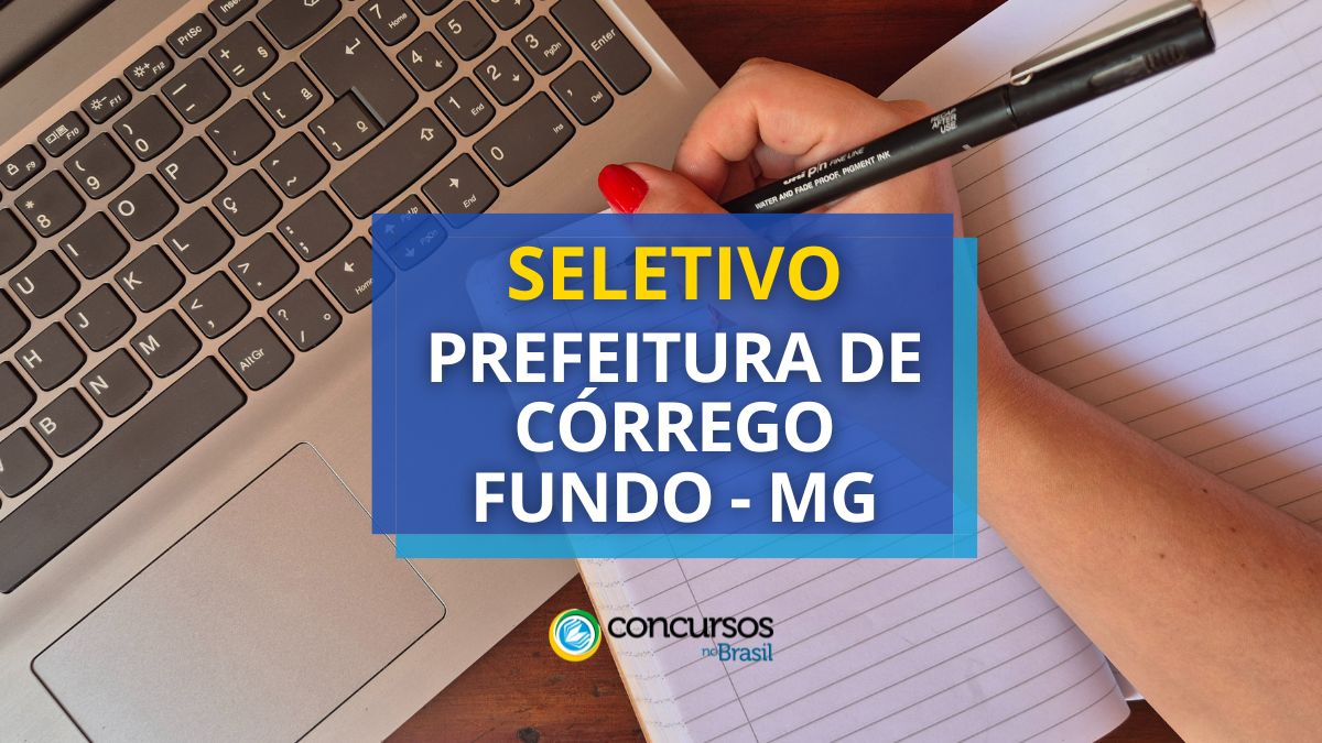 Processo seletivo Prefeitura de Córrego Fundo, Prefeitura de Córrego Fundo, edital Prefeitura de Córrego Fundo, vagas Prefeitura de Córrego Fundo.