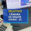 Câmara de Major Vieira – SC publica edital de seleção