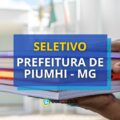 Prefeitura de Piumhi – MG divulga edital com 47 vagas