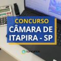 Concurso Câmara de Itapira – SP: iniciais de R$ 4,2 mil