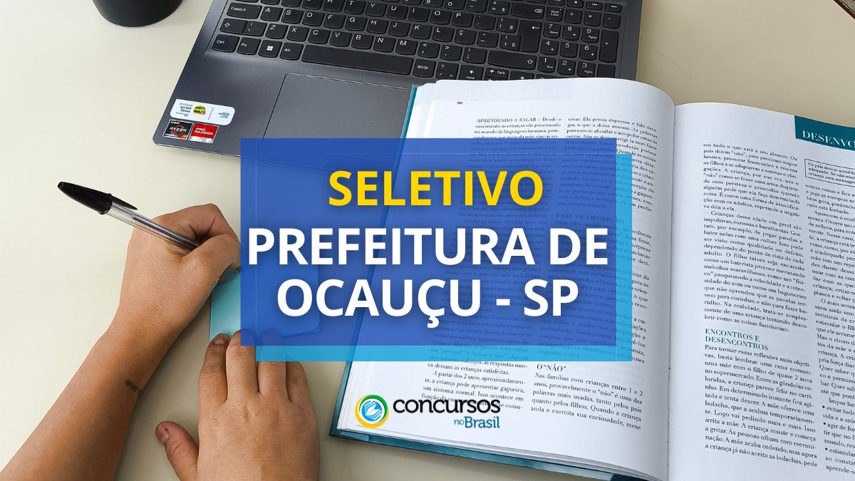Processo seletivo Prefeitura de Ocauçu, edital Prefeitura de Ocauçu, vagas Prefeitura de Ocauçu, seleção Prefeitura de Ocauçu.