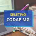 CODAP – MG divulga processo seletivo para diferentes áreas