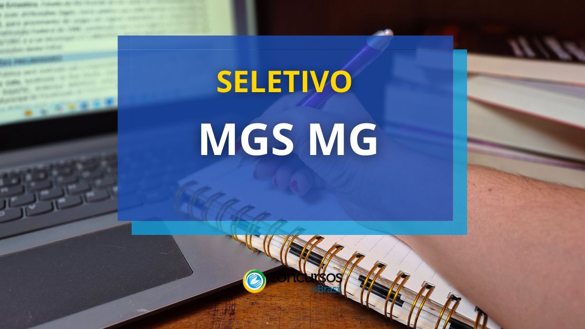 processo seletivo MGS MG