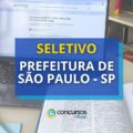 Prefeitura de São Paulo – SP abre seletivo para docentes em 2026