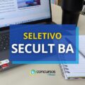 REDA: SECULT BA anuncia dois seletivos com mais de 80 vagas