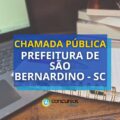 Prefeitura de São Bernardino – SC: novo cargo para fundamental