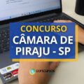 Concurso Câmara de Piraju – SP: salário-base de R$ 5 mil