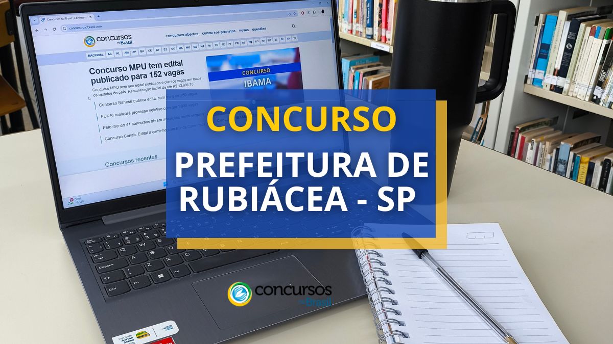 Concurso Prefeitura de Rubiácea - SP, vagas Rubiácea - SP, edital Prefeitura de Rubiácea - SP, inscrição Prefeitura de Rubiácea - SP, cargos Prefeitura de Rubiácea - SP, provas Prefeitura de Rubiácea - SP