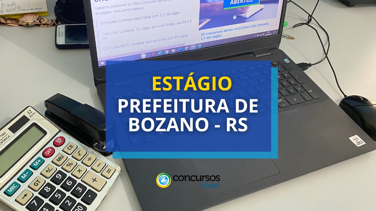 estágio Prefeitura de Bozano, estagiários da Prefeitura de Bozano, vagas de estágio prefeitura de Bozano