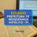 Prefeitura de Monsenhor Hipólito – PI abre vagas de Jovem Aprendiz