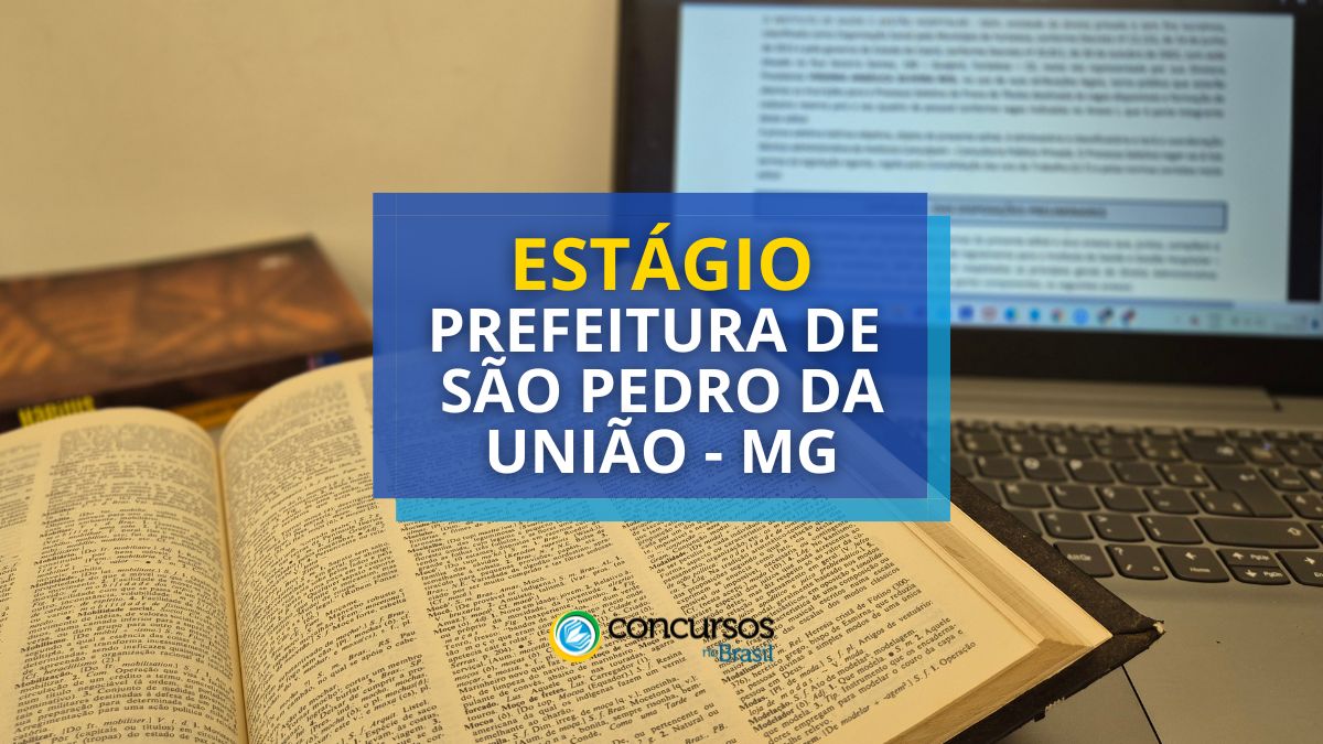Estágio na Prefeitura de São Pedro da União - MG