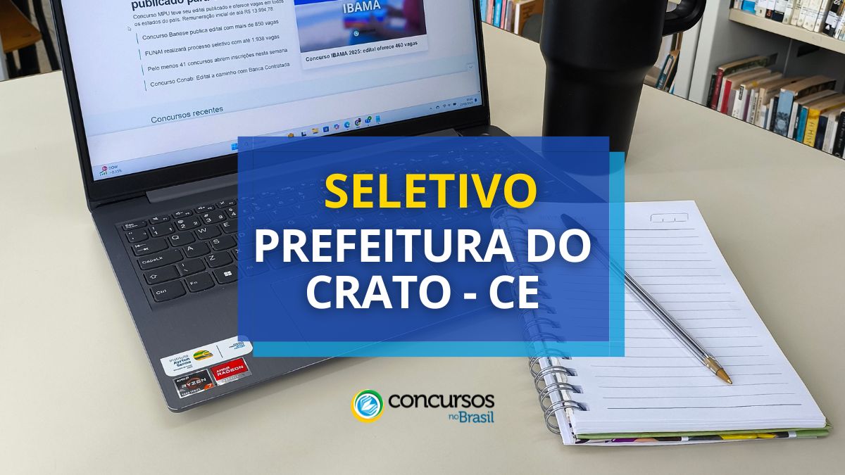 Processo seletivo Prefeitura do Crato, Prefeitura do Crato, edital Prefeitura do Crato, vagas Prefeitura do Crato.