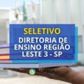 Diretoria de Ensino Região Leste 3 – SP lança seletivo