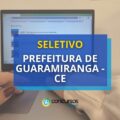 Seletivo Prefeitura de Guaramiranga – CE: edital para a Educação