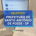 Prefeitura de Santo Antônio de Posse – SP: editais com 19 vagas