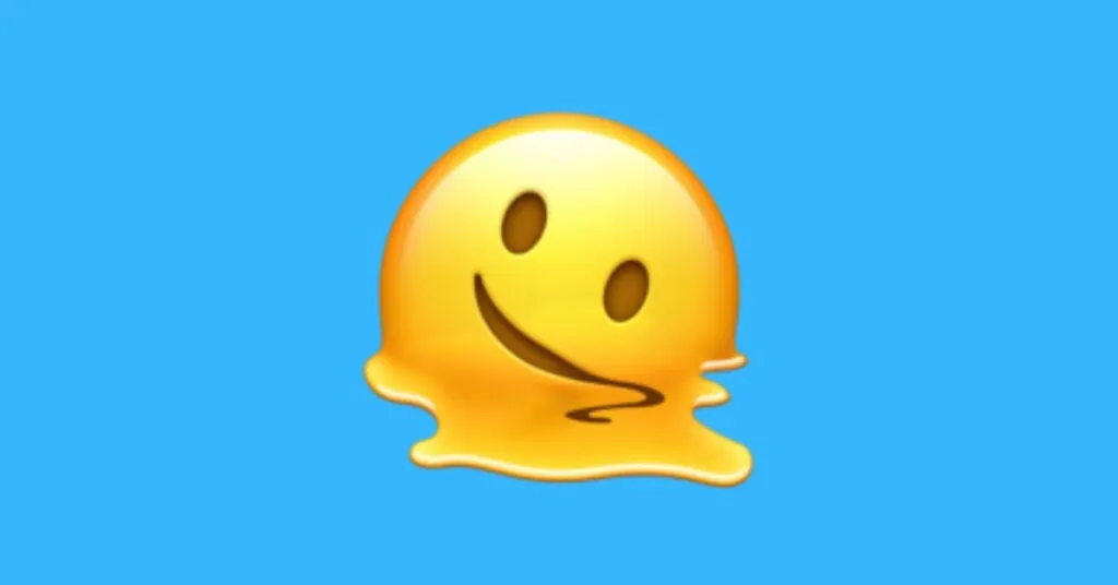 Significado do emoji derretendo, Emoji derretendo, Emojis