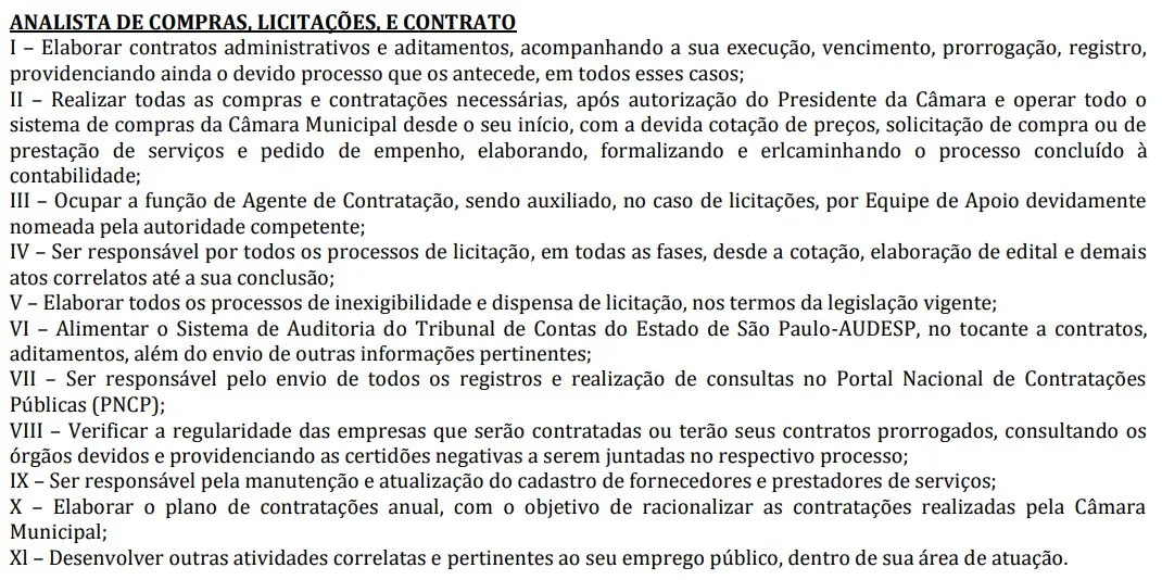 Concurso Santa Branca - Câmara Municipal