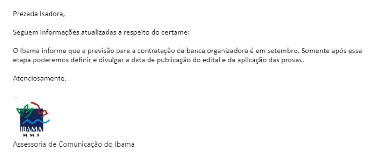 concurso IBAMA, concurso IBAMA banca organizadora, concurso ibama edital, concurso ibama previsão