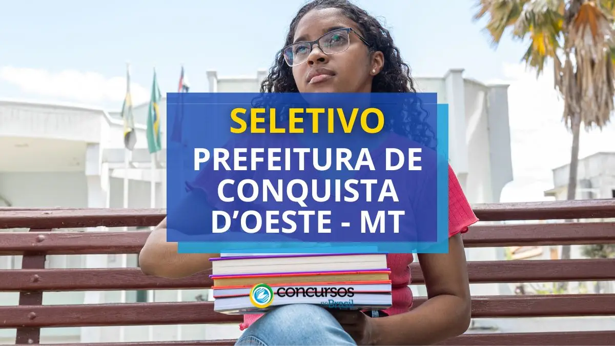 Processo seletivo Prefeitura de Conquista D'Oeste, Prefeitura de Conquista D'Oeste, edital Prefeitura de Conquista D'Oeste.